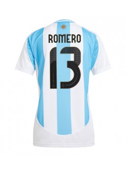 Zenske Futbalové oblečenie Argentína Cristian Romero #13 Copa America 2024 Krátky Rukáv - Domáci